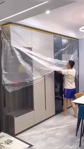 Masking Plastik - Masking Tape - Plastik Pengganti Koran