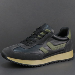 Leather Outdoor Climbing Sports Shoes Casual Dequn Mens Shoes Breathable Anti-slip Wear-resistant Running Shoes for Winter