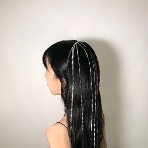 Diamond Tassel Four-Layer Headband Hairband Women Fesyen Korea Multi-Layer Hair Band Hair Accessories