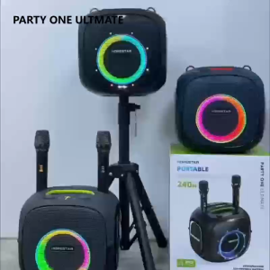 HOPESTAR party UT ลำโพงบลูทูธ 240W พร้อมไมค์ลอย2อัน ปรับไมค์ได้ ปรับเบสได้3โหมอด ของแท้100%