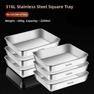 Stainless Steel Preparing Household Tray