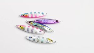 JIGGINGPRO Pebble 20g 30g 40g 60g Metal Jig Slow Pitch Jigs Shore Casting Jigging Lure Saltwater Fishing Lure Artificial Bait