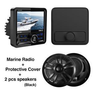 Máy Nghe Nhạc MP5 Bluetooth Cho Thuyền Radio Biển FM AM Âm Thanh Kỹ Thuật Số Chống Nước IPX5 Âm Thanh Nổi Dành Cho Du Thuyền ATV UTV Xe Golf