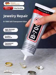 MONLEYTA | Germany B7000 Adhesive Jewelry Repair Strong Glue Transparent Resin No Trace Needle Ring Earring Amber Jade Gem Pendant Powerful Diamond Resin Glue