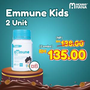 EMMUNE KIDS CHOCOLATE CHEWABLE MOMMYHANA (STRENGTHEN ANTIBODIES & IMMUNE SYSTEM)