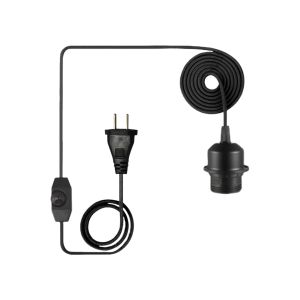 Bộ Dây Đèn Treo Bằng Dây Thừng Gai Dầu JOYINLED 450cm Với Công Tắc Bật/tắt Điều Chỉnh Độ Sáng Đầu Nối E27 Phích Cắm Chất Liệu Mây Tre Đan