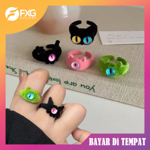 Cincin Kucing Bludru Lucu CCN01: Aksesori Fashion Unik