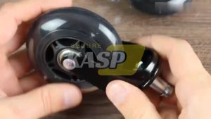 Office Chair Wheels 360 Swivel Rubber Pu Roller For Wood Floor Computer Chair Universal Wheel 2-3 Inch