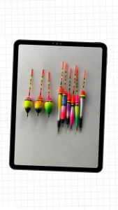 Pelampung Pancing Kleman Fiber Type 003 | Pelampung Pancing Klem Fiber Bulat Premium