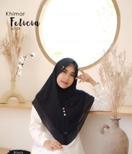 jilbab azamka (Khimar Felicia)