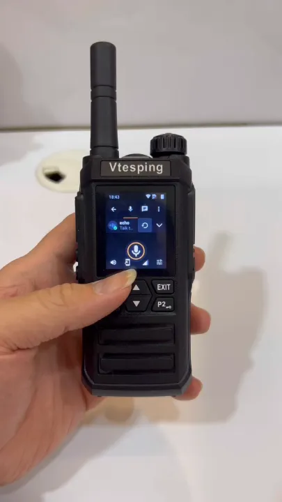 VTESPING T2 4G/WIFI ZELLO WCDMA Android Walkie Talkie **( TIDAK ADA TOUCH SCREEN )**