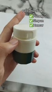 Penghancur Obat 4 IN 1 Praktis / Kotak Obat Serbaguna - Alat Potong Penggerus Pemotong Obat