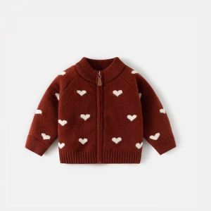Red Knitted Cardigan