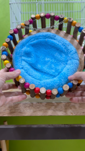 ชิงช้าไม้แขวนพร้อมเบาะนุ่ม สำหรับชูการ์กลาเดอร์ – นอนฟิน อุ่นสบาย