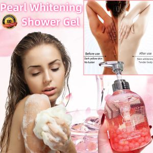 Ready Stock Original Pearl Niacinamide Body Wash Whitening Shower Gel fragrance moisturizing putihkan kulit seluruh badan sabun badan珍珠美白沐浴露500ml