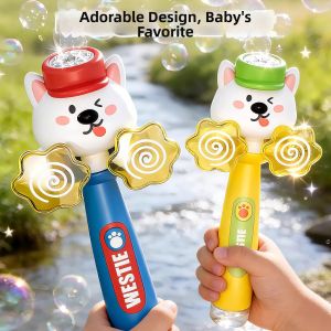 Automatic Rechargeable Non-toxic Bubble Blower 1-3 Years
