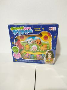 KIDZOONAA - MAINAN EDUKASI ANIMAL FARM PIANO MUSIC dan LAMPU (5031A)