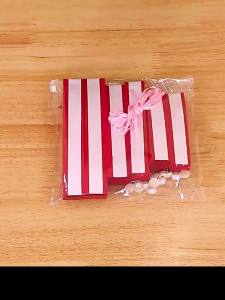 [HCM] Set 6 Quạt Giấy Đỏ tròn trang trí Tết sẵn keo-Quạt Giấy Xếp Đỏ decor nhà cửa -Joyee