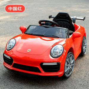 Baby Childrens Electric Car Four-Wheel Baby Toy Car Seat Boys and Girls Remote Control Car Four-Wheel Drive Rechargeable Stroller
