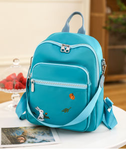 Oxford Cloth Double Shoulder Backpack Ladies Travel Canvas Bag Student Bookbag Computer Womens Fashion New 2023 Casual Leisure