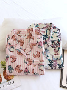 Women's Spring & Autumn Long-Sleeved Trousers & Pajamas Sets