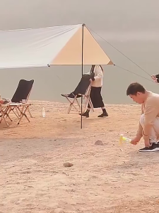 รับประกัน 30ปี - ฟายชีทพร้อมเสา ผ้าใบกันฝน ฟลายชีท เต้นท์แคมปิ้ง ครบชุด อุปกรณ์​ครบชุด​ พร้อมเสา2ต้น