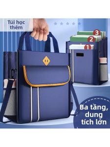 Túi Xách Dây Đeo Sinh Viên Chống Nước Dung Lượng Lớn Vải Canvas Bông