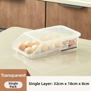 ZHENTAIYUAN | Automatic Rolling Egg Organizer Storage Box