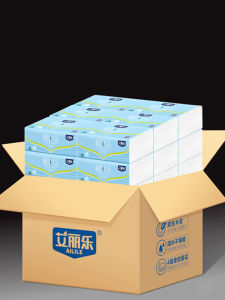 Eller Home Use Large Size Baby Tissue Paper 24 Packs Affordable Box Whole Roll Facial Tissue Napkins Household Consume Tissues