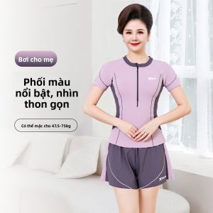 XTEP | Đồ Bơi Tách Biệt Giúp Gầy Dành Cho Phụ Nữ Trung Niên