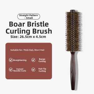 RORK | Boar Bristle Hair Salon Roller Brush For Long Hair Curling