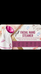 Facial Nano Steamer Hot Mist Humidifier | Deep Pore Cleaning & Hydration Beauty Device