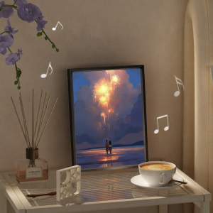 Bluetooth Sound Art Christmas Decorative Picture For Couples High-end