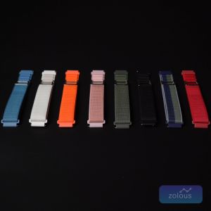 Garmin Forerunner 55 / Forerunner 245 / Forerunner 645 20mm Alpine Loop Nylon Braided Strap Wristband Watch Band Buckle