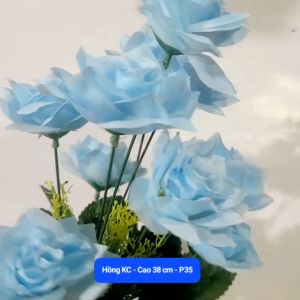 CHÙM HOA HỒNG KC NHIỀU MÀU (HOA GIẢ)