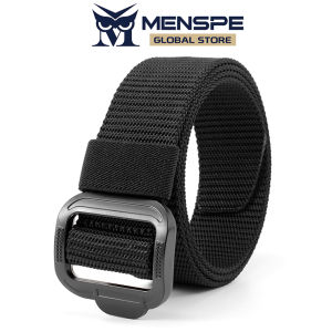 MENSPE Men Belt Outdoor Tactical Belt Free Adjustable Belt Nylon Waistband Youth Sports Canvas Pant Belt Simple Nice Waistband Nylon High Strength Adjustable Training Belt