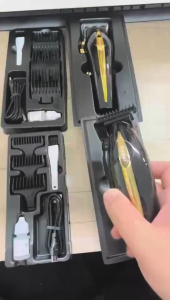 Kemei Km-1450 & Km-1449 7000RPM LED Strong Powerful Li-battery Super Speed Motor Professional Barbering Hair Clipper