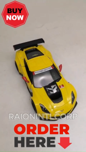 Kinsmart 1:36 2016 Corvette C7R Race Diecast Collectible Model Cars RIC (17627) Raion Vehicles Toy for Kids