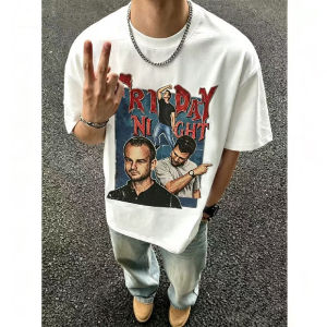 XIBAIYI | Oversized Cotton Short Sleeve Casual Round Neck T-shirt
