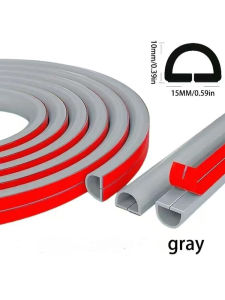 1PC 3M Arc Anti-extrusion Floor Cord Cover Self-Adhesive Power Extension Wiring Duct Cable Protector Home Outdoor Wire Organize