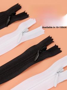 Invisible Zipper High End Dress Pants Quilt Coverlet Pillowcase Accessories Black White Home Fabric Sewing DIY Materials