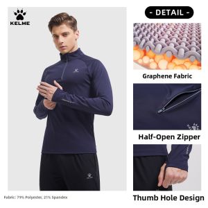 Kelme | Half-Zip Quick-Dry Tight Fitting Running Shirt