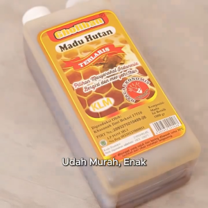 Madu Gholiban Hutan Kalimantan plus Bee Pollen & Royal Jelly 1 kg