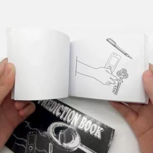 1Pc Magic Trick Props Prediction Book Gimmick Stage Close Up Fire Comedy Hand Flip Cartoon Interactive Shock Creative Fun Gifts
