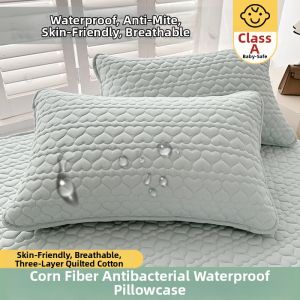 Cotton Waterproof Pillowcase Pair