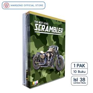 Buku Tulis Vision 1Pak 38Lembar Isi 10Buku Tulis Motif Cewe/Cowo