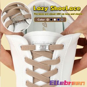 1 Pair Elastic Shoe Lace No-Tie Lazy Shoelace stretchable Kids Adult Outdoor Sneakers 100cm