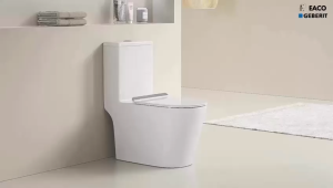 [YEOKA Lights & Bath] One piece  Rimless Vortex Tornado Flushing Geberit Mechanism Dual Flush Soft Closing Seat