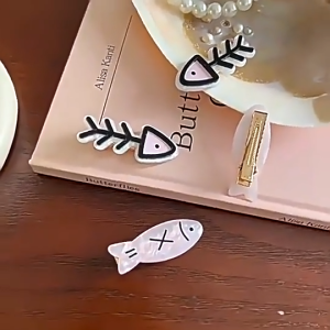 Jepit Poni Lucu Model Ikan Hair Pin Fish Jepitan Anak Acrylic Fashion Korean Style