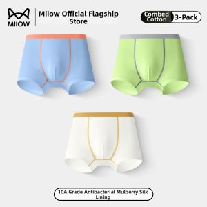MiiOW | Antibacterial Flat Cotton Boys Briefs Summer